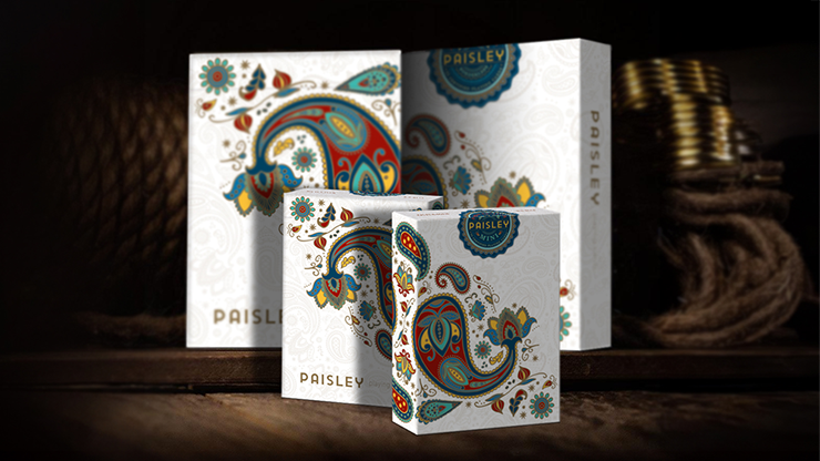 Paisley Poker Mini Playing Cards by Dutch Card House Company - magic tricks