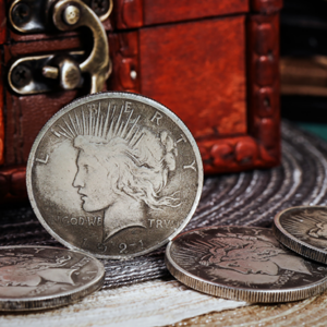 CS Peace Dollar (replicas) by N2G - magic tricks