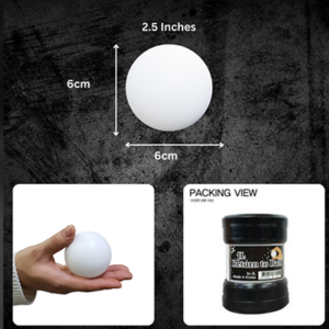 Return Ball (White, 2.5″) by JL Magic - magic tricks