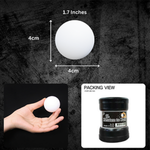 Return Ball (White, 1.7″) by JL Magic - magic tricks