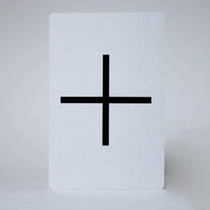 Bicycle Jumbo Gaff Card Double Face (Cross/Wavy Lines) - magic tricks