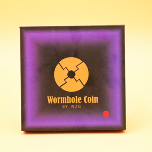 Wormhole Coin (Red) by N2G - magic tricks