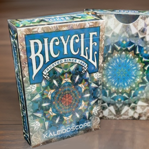 Bicycle Kaleidoscope Blue Playing Cards - magic tricks