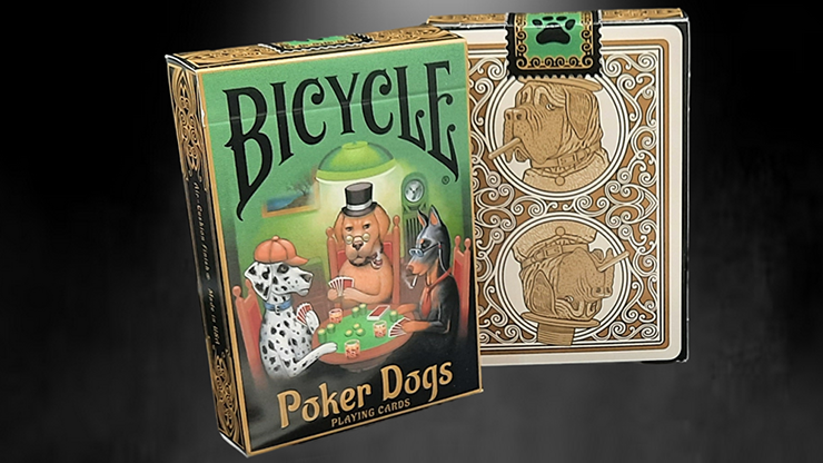 Bicycle Poker Dogs V2 Playing Cards - magic tricks