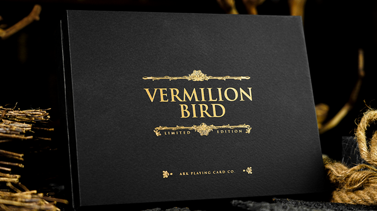 Vermilion Bird Black Gold Box Set by Ark Playing Cards - magic tricks