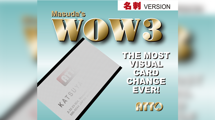 WOW 3.0 Business Card Version Limited Edition (JAPAN) - magic tricks