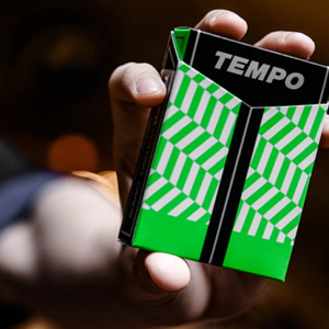 Tempo Green Playing Cards - magic tricks