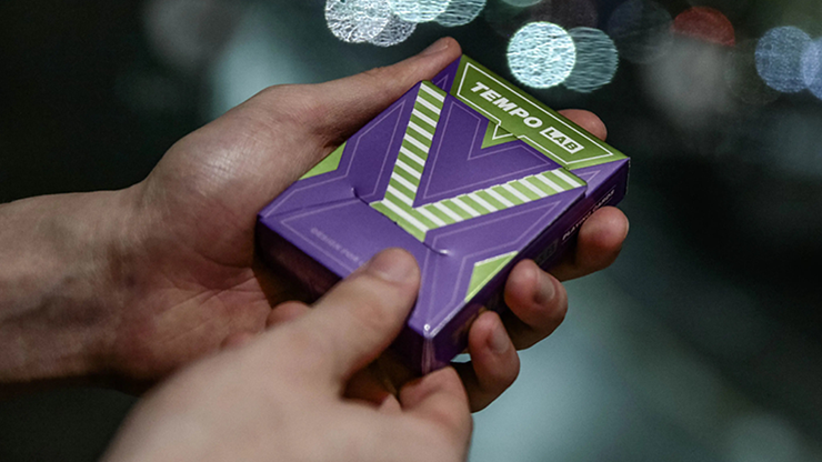 Tempo-Lab Purple Playing Cards - magic tricks