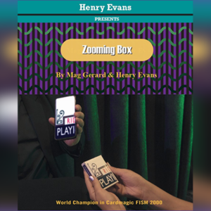 Zooming Box (Blue) by Mag Gerard and Henry Evans - magic tricks