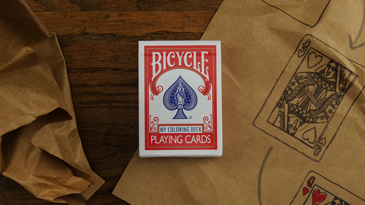 My Coloring Deck by Jordan Victoria (Red) - magic tricks