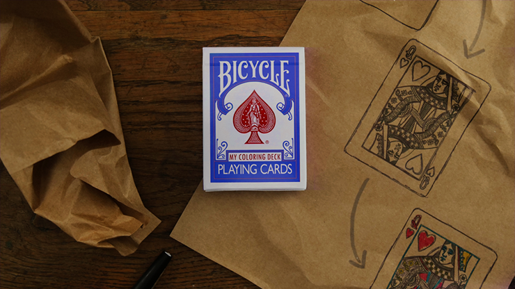 My Coloring Deck by Jordan Victoria (Blue) - magic tricks