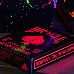 Bicycle Star-Fire Pink Neon Playing Cards - magic tricks