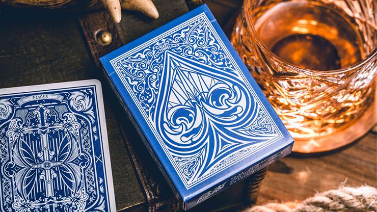 Sanctuary (Blue) Playing Cards - magic tricks