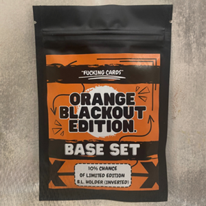 F***ing Cards (Orange Blackout Edition) by Ame Molin - magic tricks