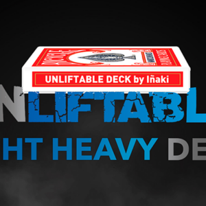 Unliftable – Light Heavy Deck by Iñaki and Javier Franco (Blue) - magic tricks