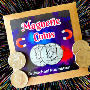 Magnetic Coins by Dr. Michael Rubinstein - magic tricks