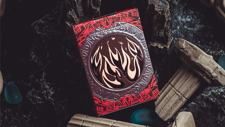Gilded Atlantis: Fire Playing Cards - magic tricks
