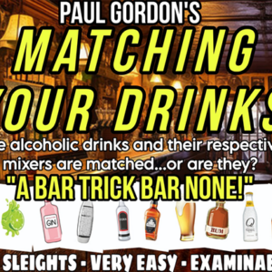 Matching Your Drinks by Paul Gordon - magic tricks