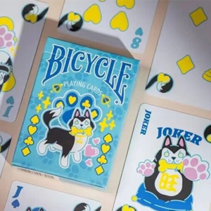 Bicycle Dog (Blue) Playing Cards by US Playing Card Co. - magic tricks