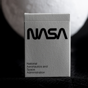 Silver Foil NASA Worm Playing Cards - magic tricks