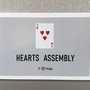 Hearts Assembly by JT - magic tricks