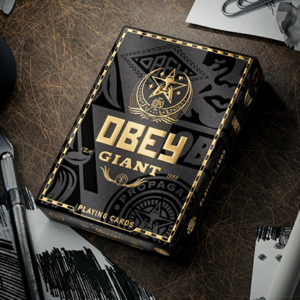 Obey Gold Edition Playing Cards by theory11 - magic tricks