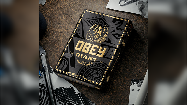 Obey Gold Edition Playing Cards by theory11 - magic tricks