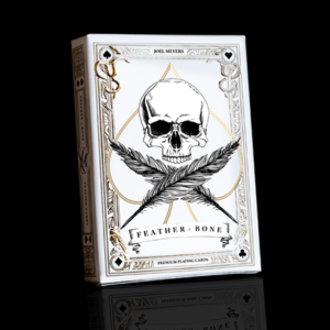 Feather & Bone: The White Cobra’s (Limited Edition) Playing Cards by Joel Meyers - magic tricks
