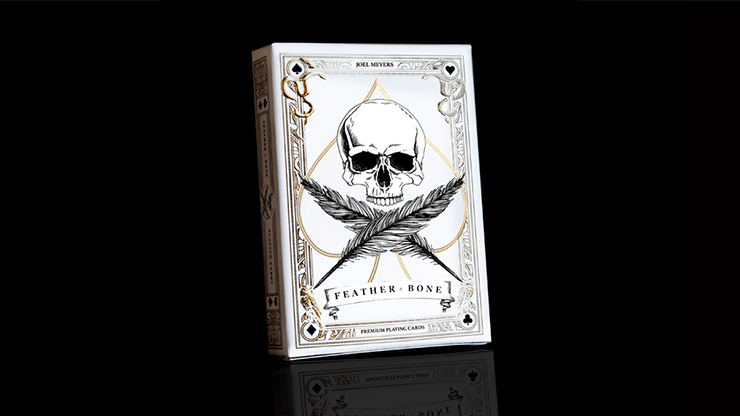 Feather & Bone: The White Cobra’s (Limited Edition) Playing Cards by Joel Meyers - magic tricks