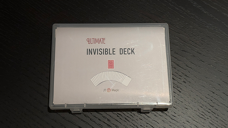 Ultimate Invisible Deck by Sway Liu and JT Magic (Red) - magic tricks