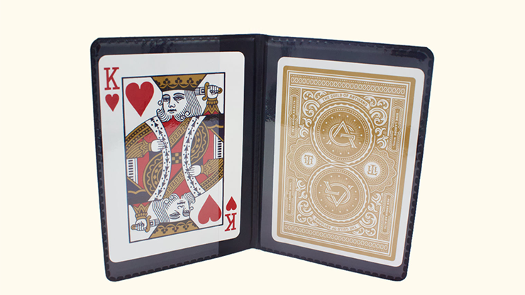 Card Holder Deluxe (2 transparent pockets + 1 hidden pocket)- Dozen - magic tricks