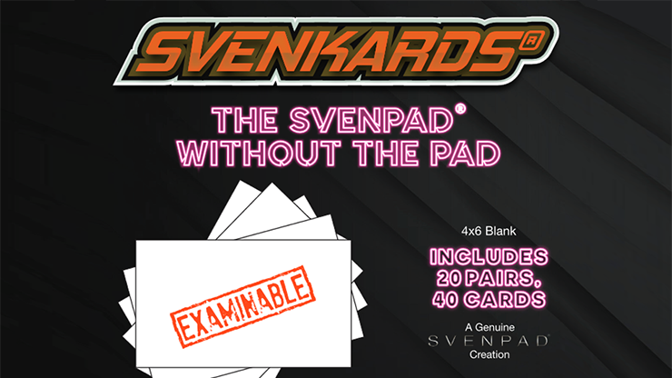 SvenKards (Unlined) by Brett Barry - magic tricks