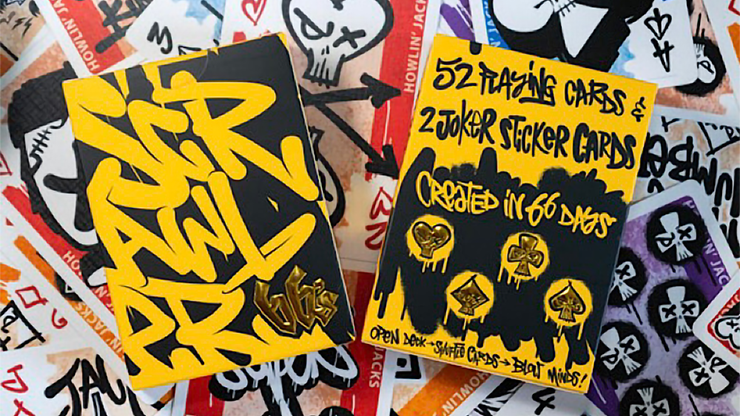 Scrawler 66’s Playing Cards by Howlin’ Jacks - magic tricks
