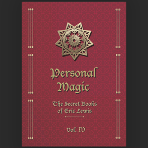 Personal Magic, The Secret Books of Eric Lewis, Vol.4 - magic tricks