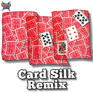 Card Silk Remix (Red) BY DEFMA - magic tricks