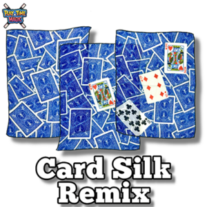 Card Silk Remix (Blue) BY DEFMA - magic tricks