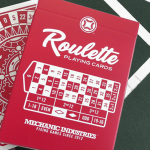 Roulette (Red) Playing Cards by Mechanic Industries - magic tricks