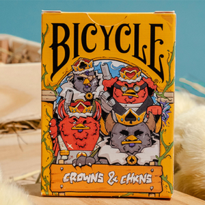 BICYCLE CHKNS & CROWNS PLAYING CARDS - magic tricks