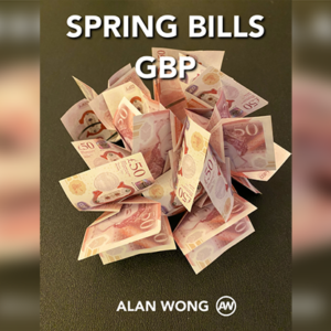Spring Bills British Pound by Alan Wong - magic tricks