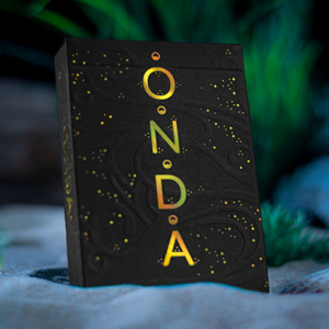 ONDA V2 (Black and Gold) by Jocu Playing Cards - magic tricks