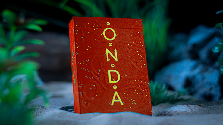 ONDA V2 (Coral) by Jocu Playing Cards - magic tricks