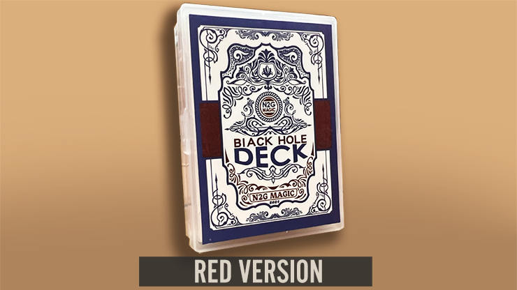 Black Hole Deck by WZ & N2G Magic (Red) - magic tricks
