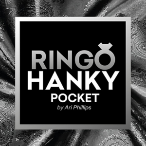 Ringo Hanky Pocket (Black for BABU) by GRUM® - magic tricks
