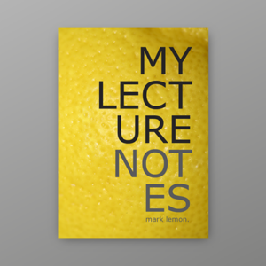 Yellow Lecture Notes by Mark Lemon - magic tricks