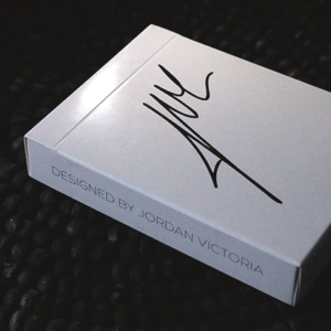 Signature Playing Cards- Third Edition (White) by Jordan Victoria - magic tricks