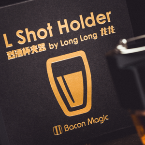 L Holder (Shot Glass) by Long Long & Bacon Magic - magic tricks