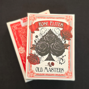 Rose Elites – Old Masters (Red) Marked Deck Playing Cards - magic tricks