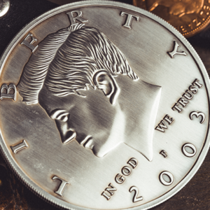 Bacon Jumbo Coin (Half Dollar) by Bacon Magic - magic tricks