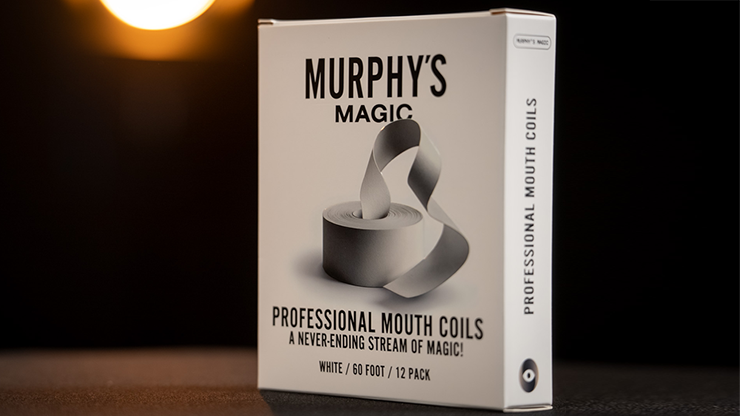 Professional Mouth Coils 60ft white (12pk) by Murphy’s Magic - magic tricks