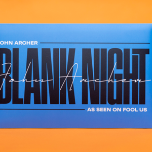 Blank Night 2025 Edition (Blue) by John Archer - magic tricks
